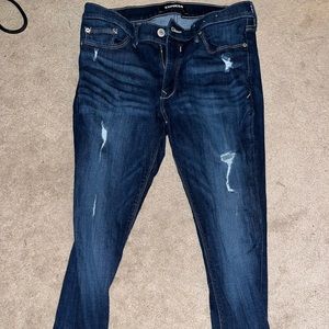 Express skinny jeans size 10